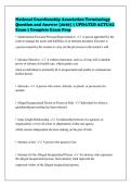 National Guardianship Association Terminology&NewLine;Question and Answer &lbrack;2026&rsqb; &vert; UPDATED ACTUAL&NewLine;Exam &vert; Complete Exam Prep