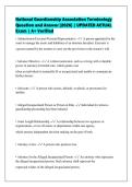 National Guardianship Association Terminology&NewLine;Question and Answer &lbrack;2026&rsqb; &vert; UPDATED ACTUAL&NewLine;Exam &vert; A&plus; Verified