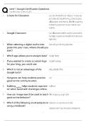 Level 1 Google Certification Questions &sol; Score 100&percnt; &sol; 2025 Update &sol; Study Guide & Exam Prep Resource&NewLine;&NewLine;
