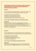 ATI RN Pharmacology Proctored Exam &vert; Complete Questions with Verified Correct Answers & Detailed Explanations &ndash;2026&sol;2027 update &vert; Graded A&plus;