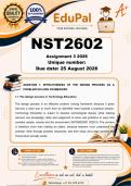 NST2602 Assignment 3 &lpar;COMPLETE ANSWERS&rpar; 2026 - DUE 25 August 2026