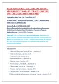 Medication Aide State Test Exam Questions and Answers &lpar;Latest 2026 &sol; 2027&rpar; 100&percnt; Verified &lpar;UPDATED&rpar;