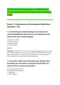 BSN HESI 315 Pharmacology Exam V1 2026&sol;2027 &vert; Nightingale College &vert; Revised Questions & Verified Answers &vert; Complete Review &vert; Latest Update &vert; Graded A&plus;
