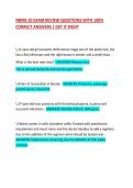NBME 10 EXAM REVIEW QUESTIONS WITH 100&percnt; CORRECT ANSWERS &vert; GET IT RIGHT