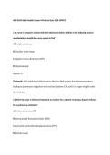 NSG 3250 Adult Health I Exam 4 Study Guide 2026