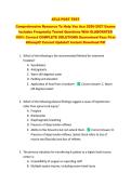 ATLS POST TEST  &NewLine;Comprehensive Resource To Help You Ace 2026-2027 Exams &NewLine;Includes Frequently Tested Questions With ELABORATED &NewLine;100&percnt; Correct COMPLETE SOLUTIONS Guaranteed Pass First &NewLine;Attempt&excl;&excl; Current Update&excl;&excl; Instant Download Pdf&excl;&excl;