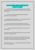 BUS 201 MIDTERM REVIEW QUESTIONS WITH ACCURATE ANSWERS