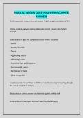 NURS 125 QUIZ &num;1 QUESTIONS WITH ACCURATE ANSWERS