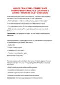 NR 439 Final Exam &ndash; Primary Care&colon; Comprehensive Practice Questions & Correct Answers Study Guide &lpar;2026&rpar;