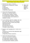 RNC-NIC Exam Questions with all Correct & 100&percnt; Verified Answers &vert;Actual Complete Update &vert;Already Graded A&plus;