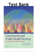 Test Bank for Community and Public Health Nursing&comma; 10th Edition by Rector & Stanley &ndash; Complete Chapters 1&ndash;30 with 330&ndash;440&plus; Pages of Verified NCLEX-Style Questions&comma; Answers & Detailed Rationales for Community Health&comma; Public Health & NCLEX-RN Exams &lpar;2025&ndash;20