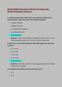 NR 547 PMHNP Study Guide&colon; NR 547 Final Study Guide &ndash; PMHNP&colon;70 Verified  Questions & Answers&colon;Latest Updated 2026