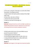 FUNDAMENTALS OF NURSING &mdash; PRACTICE Q&A &vert; Questions with Answers & Rationales