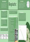 Practicum Bioplastic Poster &vert; Scheikunde &vert; VWO &vert; 2026&sol;2027