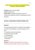 NU 671 &ndash; Primary Care of the Maturing and Aged Family Midterm Exam Practice Review Questions with Rationales