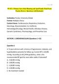 NU 671 &ndash; Primary Care of the Maturing and Aged Family Midterm Exam Practice Review &ndash; Questions with Rationales
