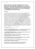 BIOL251 HUMAN ANATOMY & PHYSIOLOGY I W&sol;LAB &NewLine;PRACTICAL EXAM REVIEW MATERIAL ACTUAL EXAM &lbrack; &NewLine;QUESTION 1- 200&rsqb; AND ANSWERS UPDATED 2026&sol;2027&vert; 100&percnt; &NewLine;VERIFIED&vert;DETAILED RATIONALES &ndash;PASS GUARANTEED &NewLine;A&plus; GRADED &vert;INSTANT DOWNLOAD 