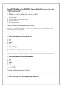 Latest NYC DCAS Electrician 2026&sol;2027  Exam verified with correct answers plus &NewLine;rationales &sol;instant pdf 