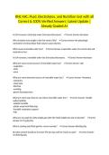 RNC-NIC&colon; Fluid&comma; Electrolytes&comma; and Nutrition test with all Correct & 100&percnt; Verified Answers &vert;Latest Update &vert;Already Graded A&plus;
