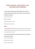 NURS 354 EXAM Bundle &vert; 2027 Update with complete solutions&period;