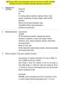 OB Drugs&comma; RNC Test Questions with all Correct & 100&percnt; Verified Answers &vert;Actual Complete Update &vert;Already Graded A&plus;