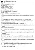 RADIATION SAFETY EXAM QUESTIONS AND CORRECT DETAILED ANSWERS WITH RATIONALE
