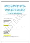 NUR631 ADVANCED HEALTH ASSESSMENT &NewLine;MIDTERM EXAM PREP TEST BANK 1 WITH &NewLine;ACTUAL CORRECT QUESTIONS AND &NewLine;VERIFIED DETAILED ANSWERS&vert; CURRENTLY &NewLine;TESTING VERSION &vert; ALREADY GRADED &NewLine;A&plus;&vert;NEWEST&vert;EXPERT VERIFIED FOR &NewLine;GUARANTEED PASS 2026&sol;2027 