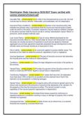 Washington State Insurance 2026&sol;2027 Exam verified with &NewLine;correct answers&sol;instant pdf 