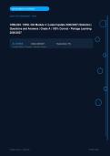 CNSL 503 Statistics Module 4 Exam Portage Learning Actual 2026&sol;2027 &ndash; Complete Questions with Detailed Rationales &vert; 100&percnt; Verified Answers &ndash; Pass Guaranteed &ndash; A&plus; Graded
