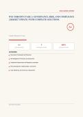  WGU D486 DFN1 Task 1 Governance Risk & Compliance FMC Remediation Actual 2026&sol;2027 &ndash; Complete Questions with Detailed Rationales &vert; 100&percnt; Verified Solutions &ndash; Pass Guaranteed &ndash; A&plus; Graded