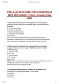 NR511 CEA Exam Study Guide &vert; Practice Questions & Answers 2026&NewLine;&NewLine;