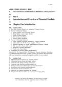 Solution Manual for Financial Markets And Institutions 8th Edition Anthony Saunders