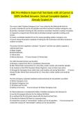 OEC Pre-Midterm Exam Full Test Bank with all Correct & 100&percnt; Verified Answers &vert;Actual Complete Update &vert;Already Graded A&plus;