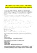 OEC Mid Term Exam with all Correct & 100&percnt; Verified Answers &vert;Actual Complete Update &vert;Already Graded A&plus;