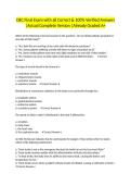 OEC Final Exam with all Correct & 100&percnt; Verified Answers &vert;Actual Complete Version &vert;Already Graded A&plus;