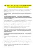 OEC Exam &num; 2 with all Correct & 100&percnt; Verified Answers &vert;Actual Complete Update &vert;Already Graded A&plus;