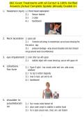 OEC Exam Treatments with all Correct & 100&percnt; Verified Answers &vert;Actual Complete Update &vert;Already Graded A&plus;