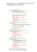 WGU D386 - 4&period;1&period;1 - Silbershatz - ch 19 &lpar;1 of 2&rpar; Exam Questions and Answers