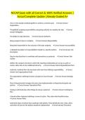 NCCAP Exam with all Correct & 100&percnt; Verified Answers &vert;Actual Complete Update &vert;Already Graded A&plus;