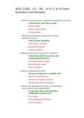 WGU D386 - 4&period;2 - DB - ch 8 &lpar;1 of 4&rpar; Exam Questions and Answers