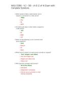 WGU D386 - 4&period;2 - DB - ch 8 &lpar;2 of 4&rpar; Exam with Complete Solutions