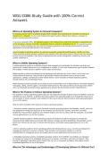 WGU D386 Study Guide with 100&percnt; Correct Answers