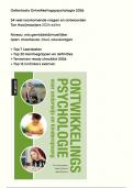 Oefentoets Ontwikkelingspsychologie - 87 veel voorkomende vragen met antwoorden &plus; leerdoelen &plus; kernbegrippen &plus; tentamen checklist en meer &sol; Hooijmaaijers &sol; 9789023259978 &sol;
