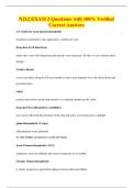 N212 EXAM 2 Questions with 100&percnt; Verified&NewLine;Correct Answers