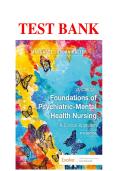 est Bank for Varcarolis' Foundations of Psychiatric-Mental Health Nursing&colon; A Clinical Approach&comma; 9th Edition by Margaret Jordan Halter &ndash; Complete Chapters 1&ndash;37 with 1000&plus; Verified NCLEX-Style Questions&comma; Answers & Detailed Rationales for Psychiatric 