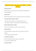 NR-547 Practice Question with 100&percnt; Verified&NewLine;Answers