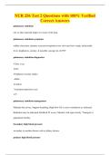 NUR 256 Test 2 Questions with 100&percnt; Verified&NewLine;Correct Answers
