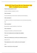 NUR 641E Final Exam Review Questions with&NewLine;100&percnt; Verified Correct Answers