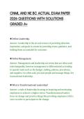 CNML AND NE BC ACTUAL EXAM PAPER&NewLine;2026 QUESTIONS WITH SOLUTIONS&NewLine;GRADED A&plus;