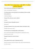 Nurs 5461 Test 1 Questions with 100&percnt; Verified&NewLine;Correct Answers